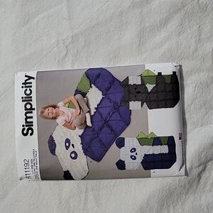 Simplicity Fleece Rag Quilts Koala & Panda